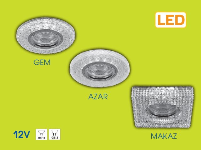 Кристални декоративни луни GEM, AZAR и MAKAZ