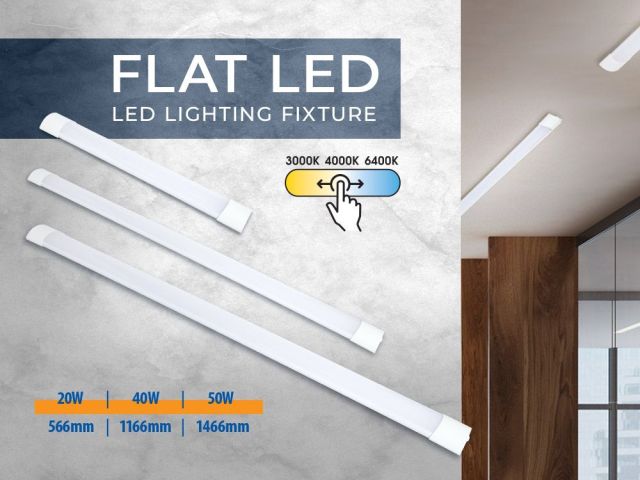 Новите LED линейни тела FLAT 3CCT - по-ярки, по-умни и по-ефективни