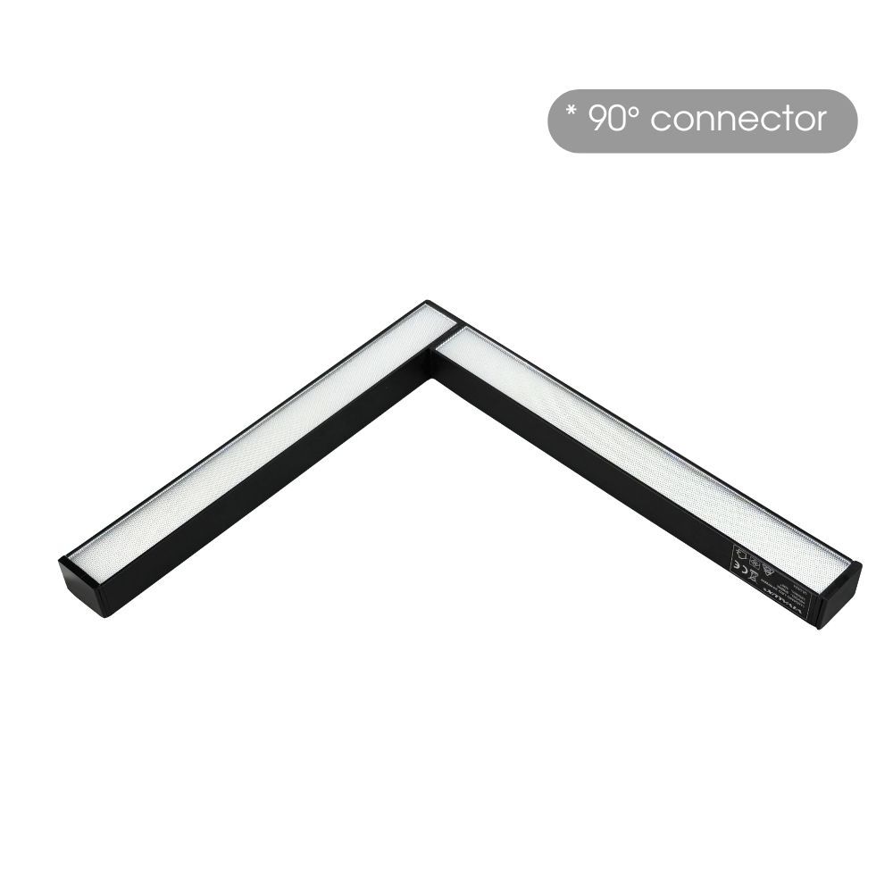 SLIM25 Магнитен LED ъгъл LUGANO LED ∙ 24W ∙ Черен ∙ 4000K