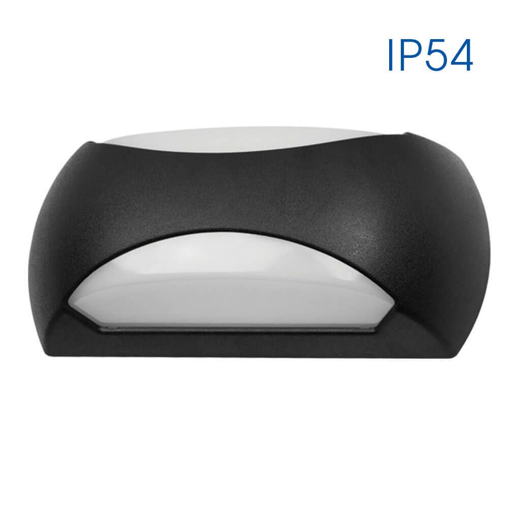 Влагозащитен LED фасаден аплик CAPRI/X LED ∙ 12W ∙ черен ∙ 4000K ∙ IP54