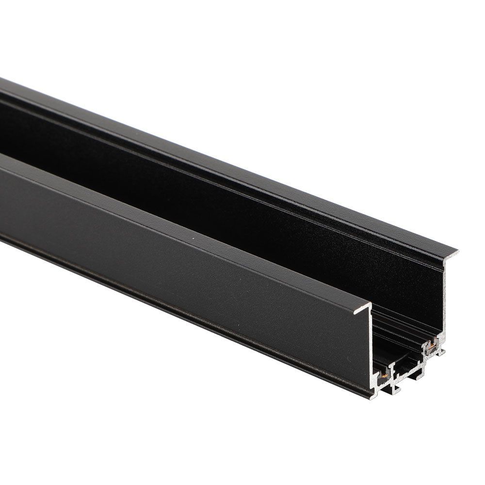 SLIM25 Релса за вграждане InTrack ∙ 1M ∙ Черен