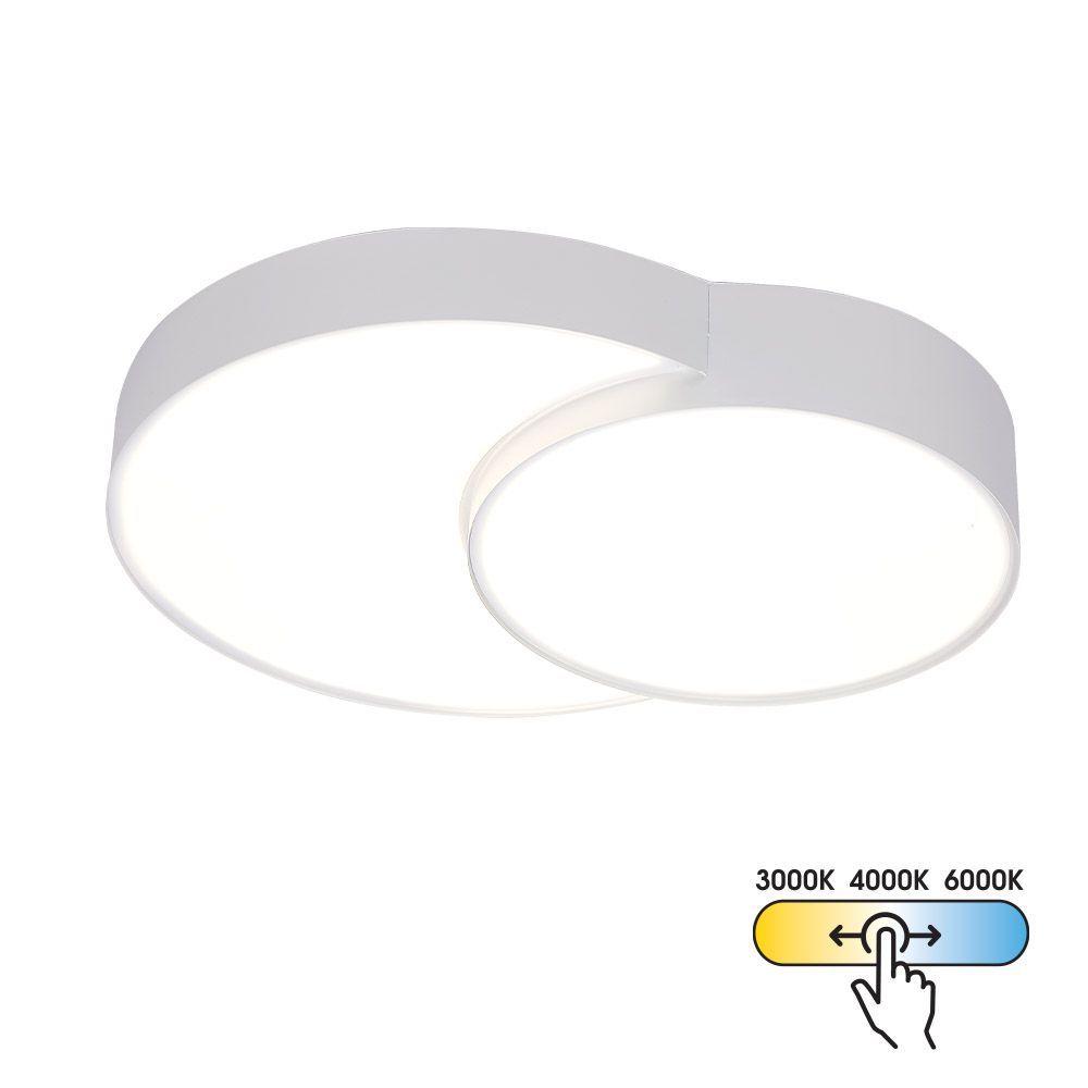 LED плафон PEBBLE LED ∙ 35W ∙ бял ∙ CCT ∙ 3000-4000-6000K